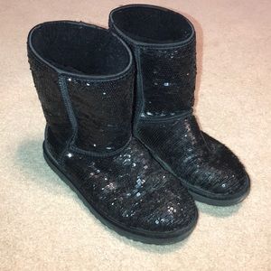 UGG black sequins boots